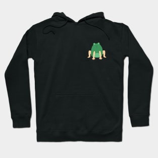 Frog with Legs | Cute | Weird | High Quality | Gift | Minimalist Hoodie